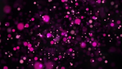 fondo de esferas de partículas bokeh púrpura y rosa