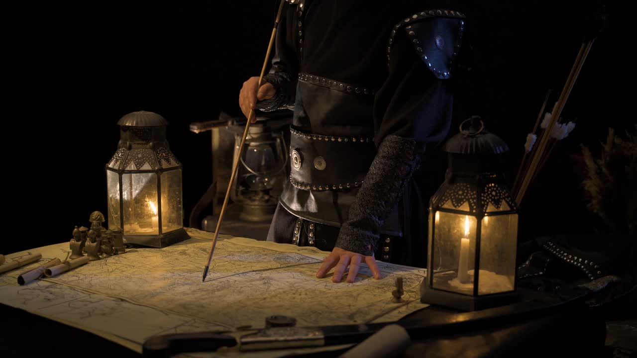 중세 전쟁 지도가 있습니다.