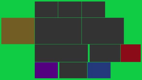 arreglar muchas formas geométricas en armonía - cuadrados abstractos de fondo - bloques brillantes bucle con partículas - bloques abstractos fondo - fondo abstractos animación en cámara lenta brillantes de bloques.