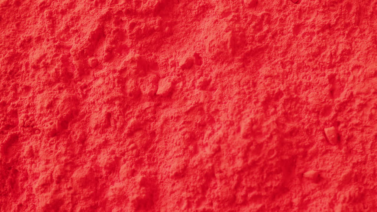 복사 공간과 함께  ⁇ 은 가루의 클로즈업 비디오