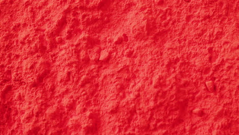 video of close up of red powder with copy space