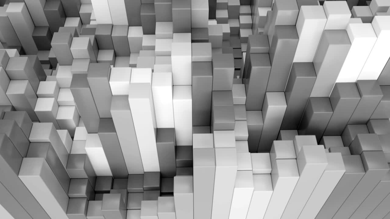 4K Color Changing Cube Surface.