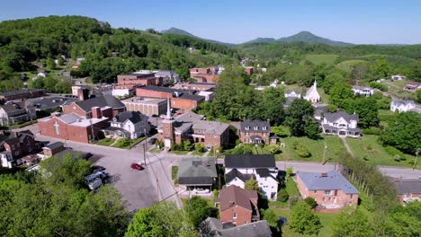 high aerial push into tazewell virginia