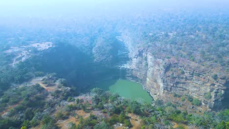 rajdari and devdari waterfalls are found in the chandraprabha wildlife sanctuary