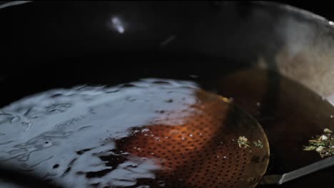 deep oil fry sabudana wada cinematic