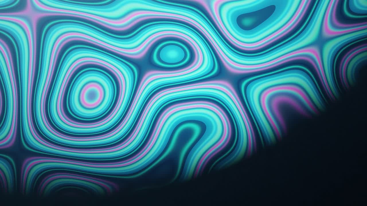 Blue and pink color wavy psychedelic abstract optical illusion looping background