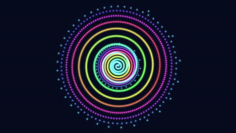 vibrant spiral dot pattern a colorful and striking design for various uses