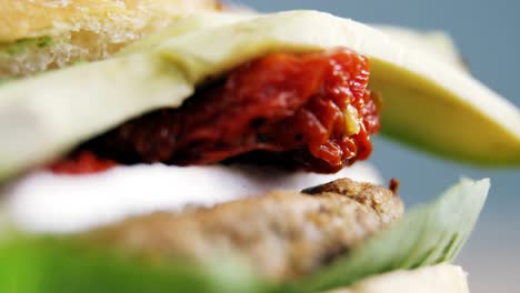 Close-up-of-hamburger