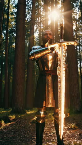 knight in the forest