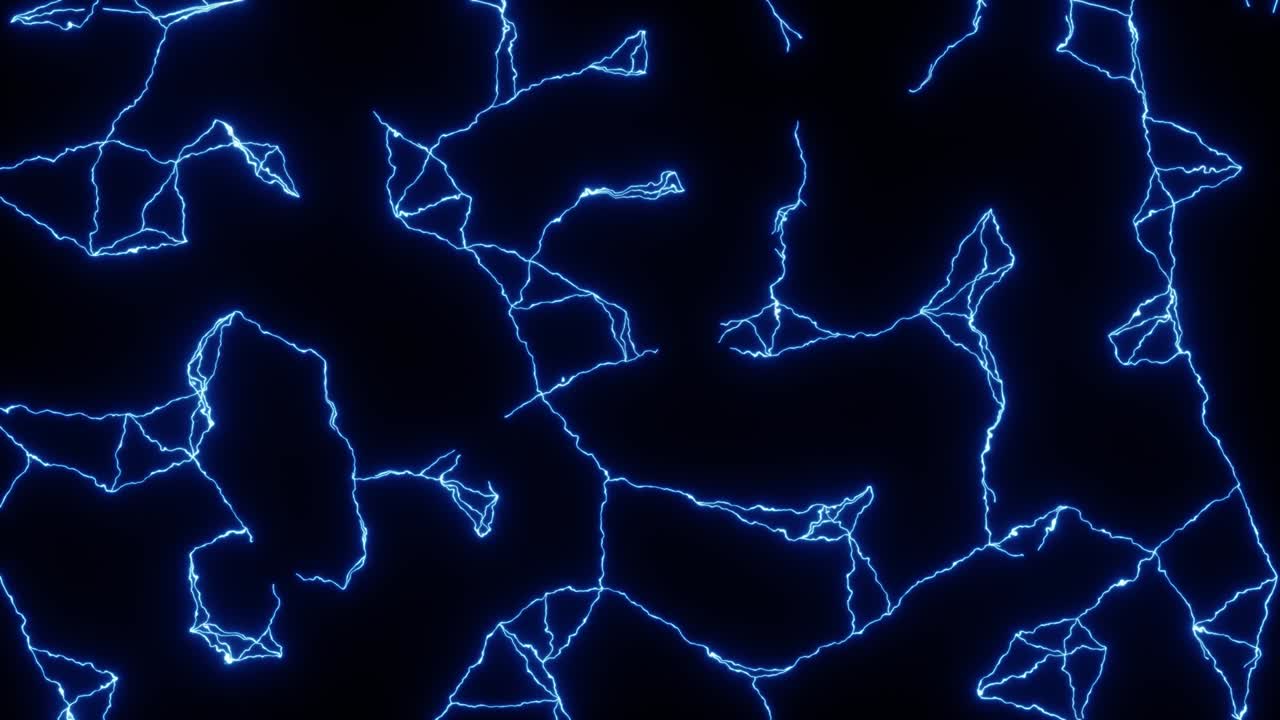 arcos eléctricos neón relámpago retro futuro vr voltaje brillo vector tron bucle 4k