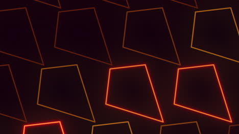 patrón de cuadrícula de colores de neón vibrante diamantes rojos, naranjas y amarillos