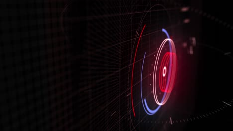 animación de tecnología digital futurista en 4k 3d