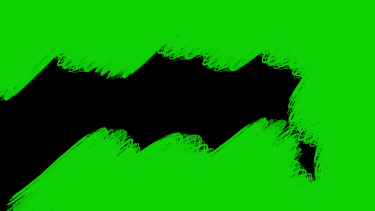 Transizione Animata Schermo Verde con Pennellata a Strisciata