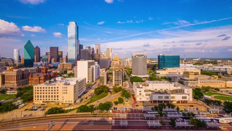 el horizonte de dallas, texas, estados unidos