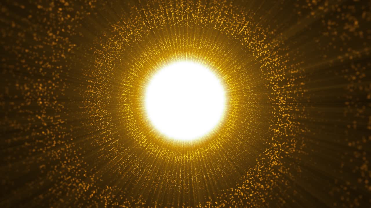 3d 현실적인 애니메이션, 황금 입자 나선형 루프