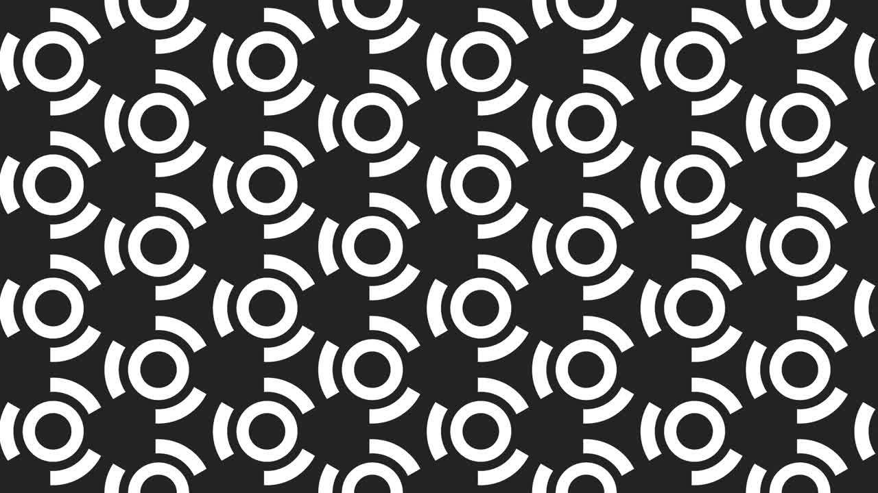 Animated seamless pattern design floating