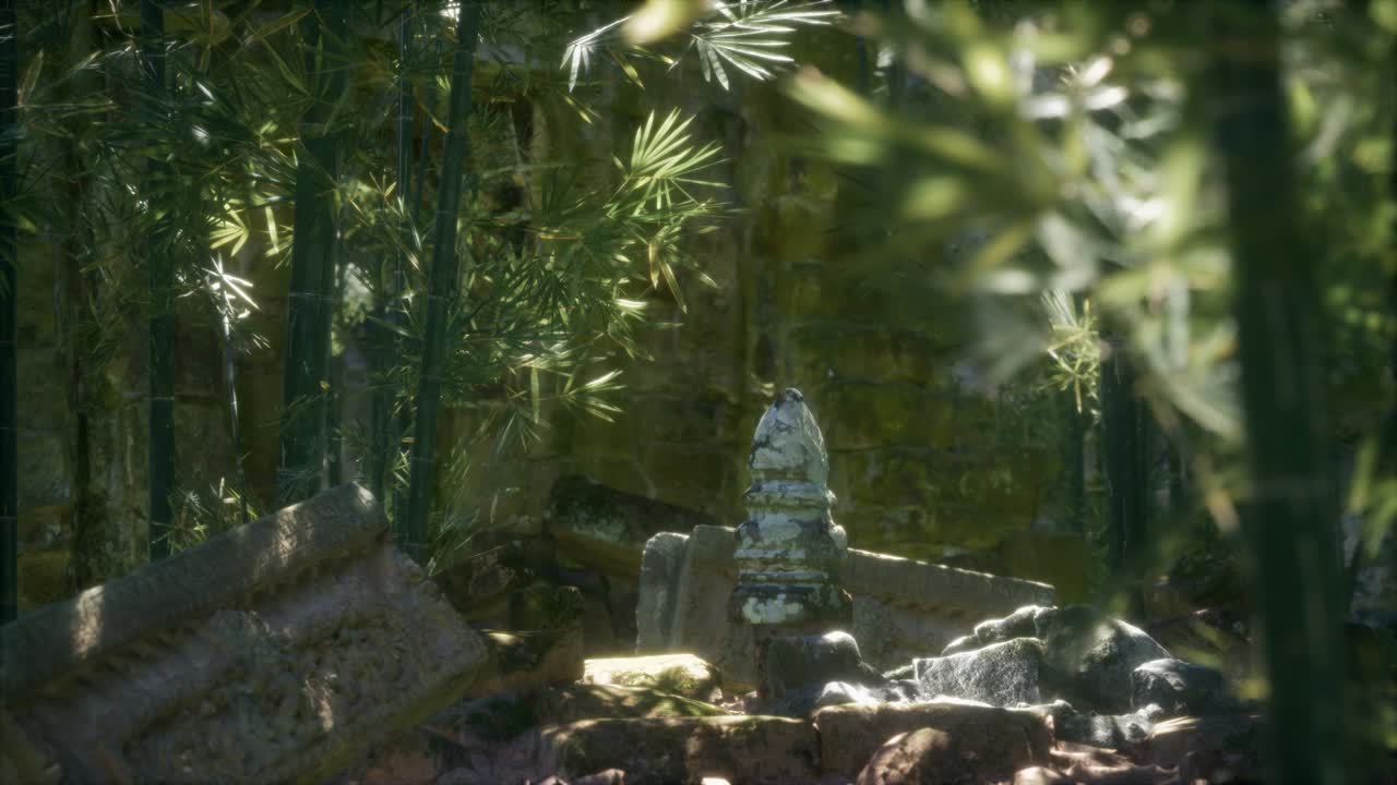 ⁇ 보디아 앙코르 와트 지역에 있는 유명한 사원의 유적