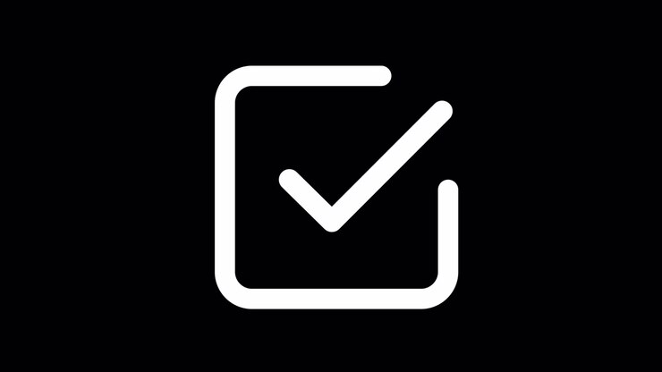 Outline Checkmark Square Icon