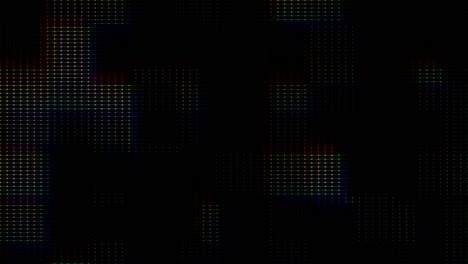 4k rgb-punten met een lus