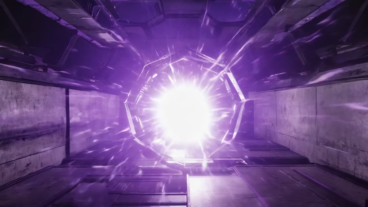 Abstract Sci-Fi Energy Portal