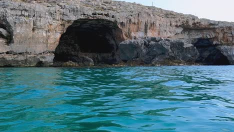 grotta dei giganti or giants grotto natural caves in southern italy