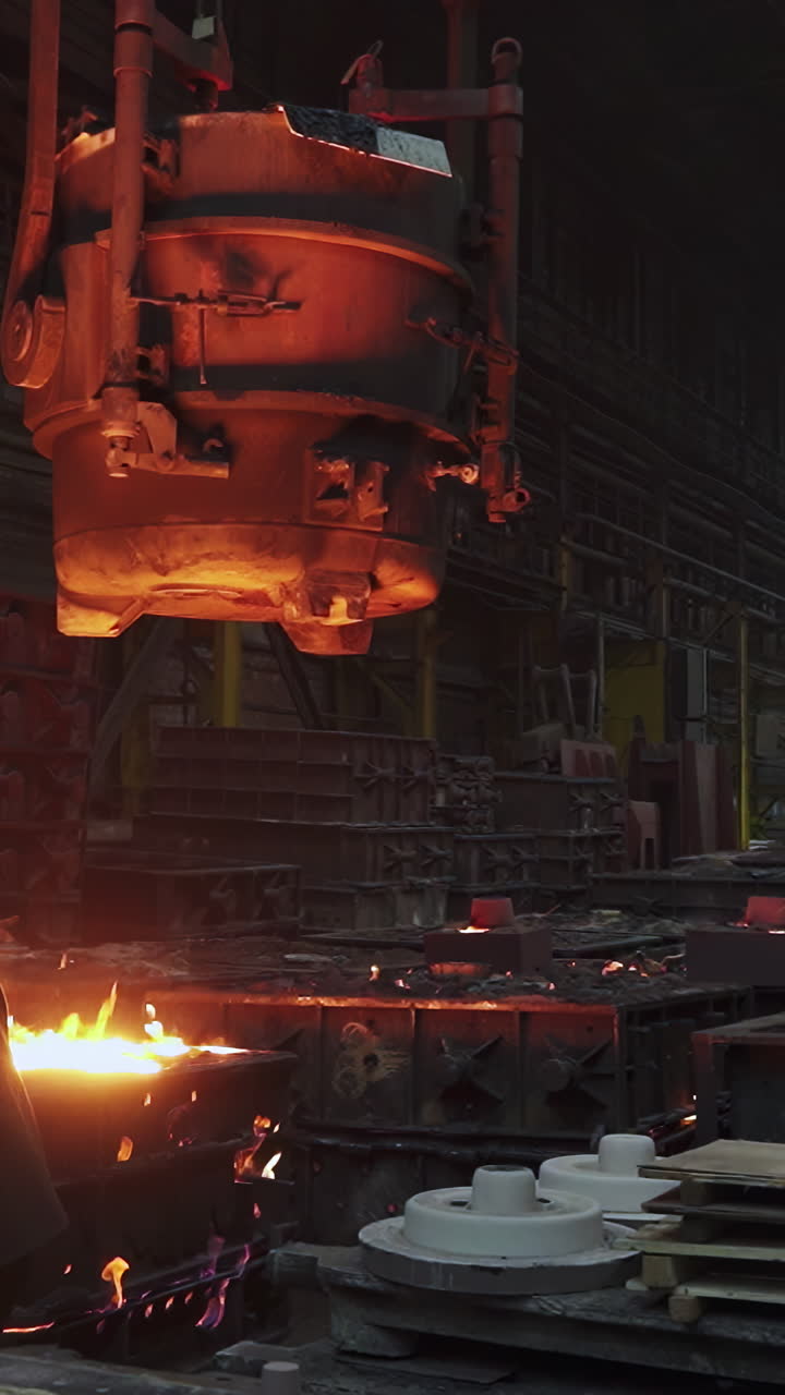 Processo de fundição de metal em fundição