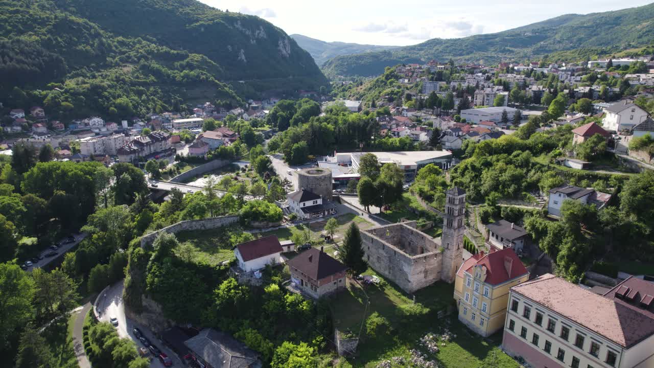 Jajce, Bosnia: Saint Mary's and Bear Tower