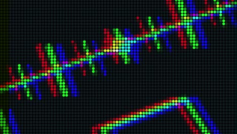 elementos en movimiento hud. gráficos en movimiento 4k