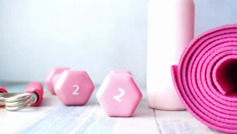 pink workout gear