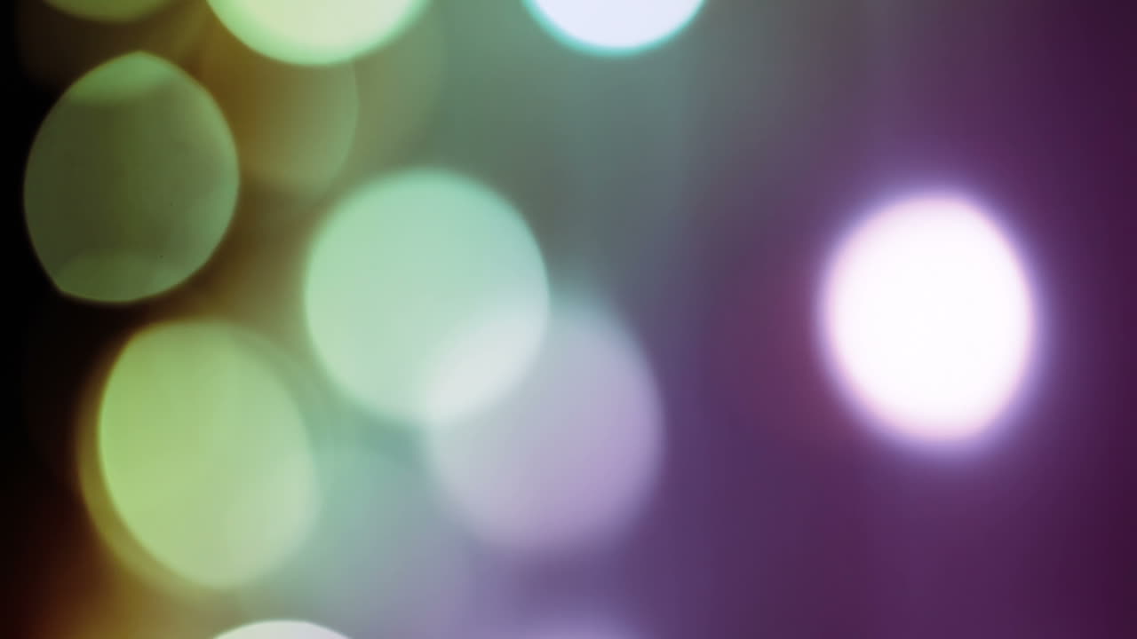 Blinking city lights