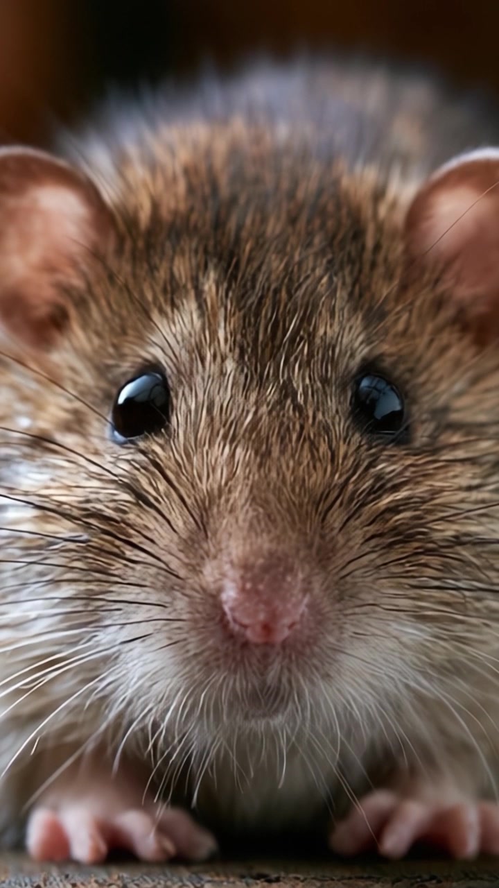 Uno Sguardo Ravvicinato a un Roditore Affascinante: Caratteristiche ed Espressioni di un Topo Catturate con Dettagli Mozzafiato