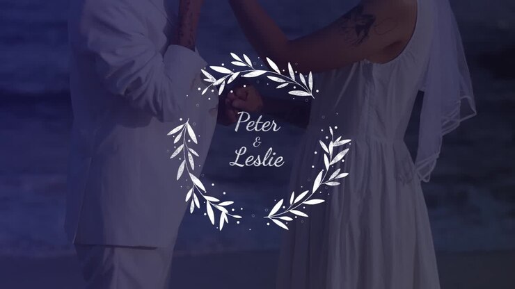 Wedding Titles 09 Color Control Out Animation Adobe After Effects 2022 Resolution 3840×2160