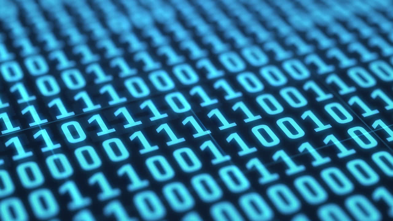 Fondo de código binario