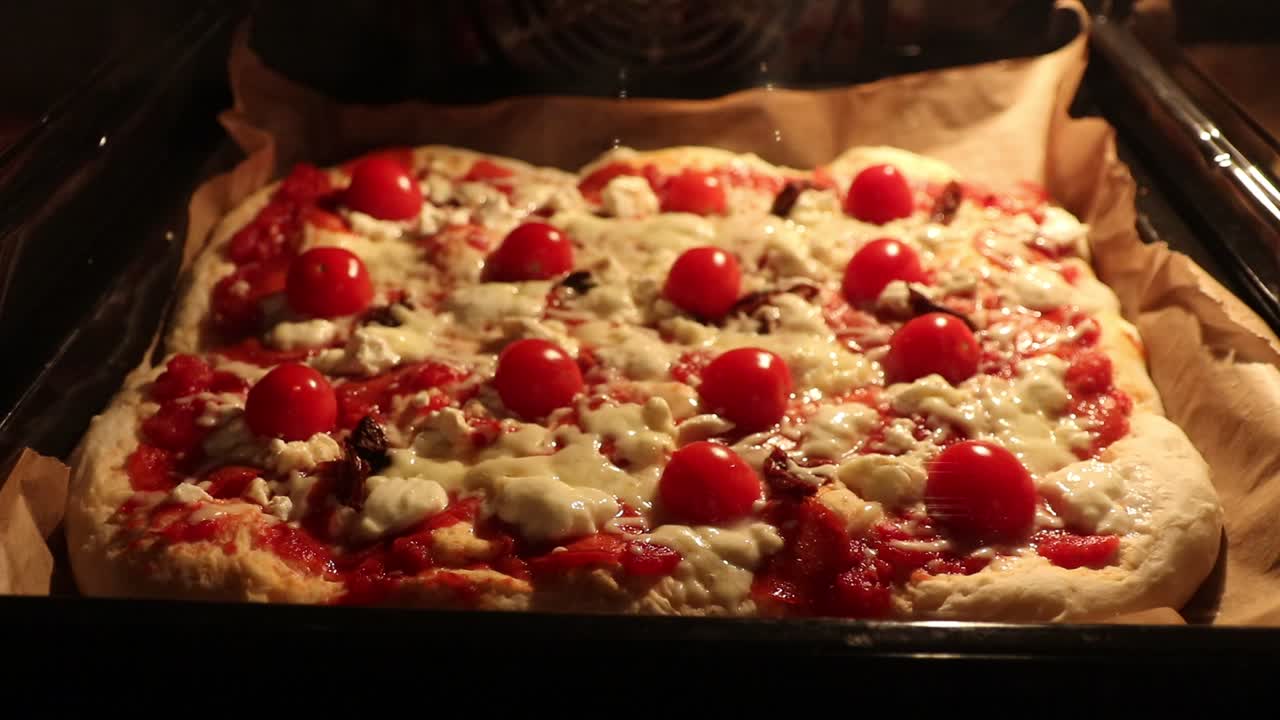 타임스 오븐에서 피자를 는 것