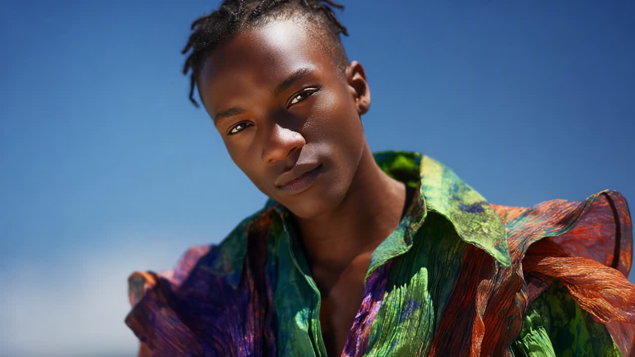 Portrait of a stylish person