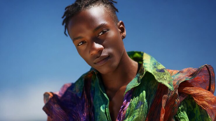 Portrait of a stylish person
