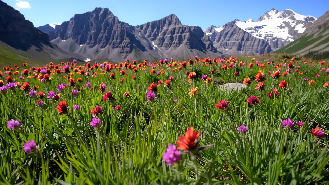 Colorful Mountain Wildflowers