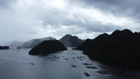 capture the serenity of halong bay with our stunning drone footage