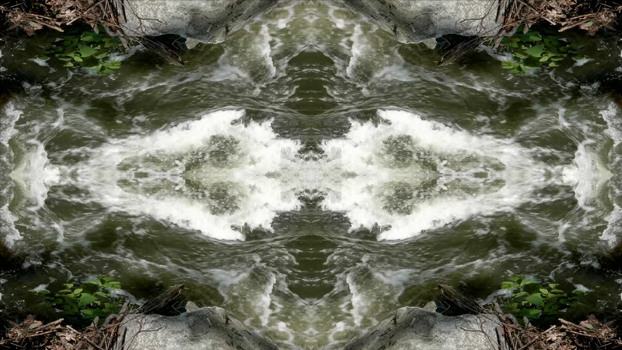 caleidoscopio de tomas de la naturaleza, wissahickon creek