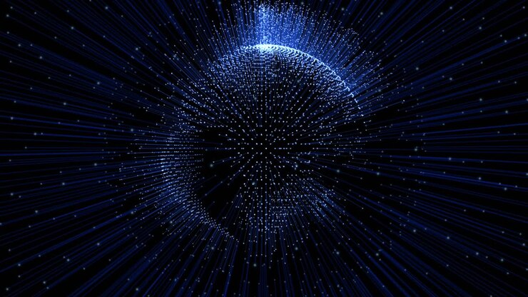 Glowing Digital Earth: Global Network and Data Visualization