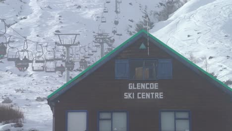 glencoe mountain resort chairlift snow