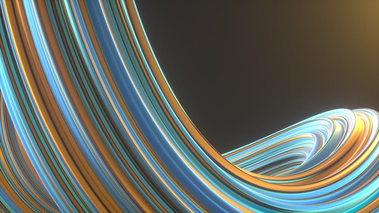 Abstract background of striped moving lines wallpaper. 3d render