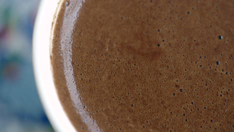 close up of turkish coffee