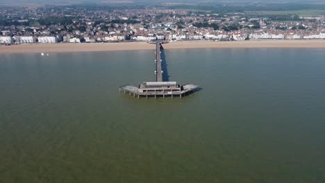 aerial view of deal pier and seafront