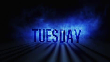 Tuesday-day-of-the-week-3d-text-with-a-flash-of-light