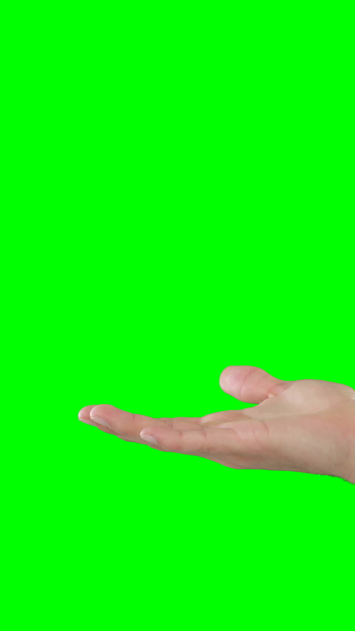 la mano de un hombre gestando