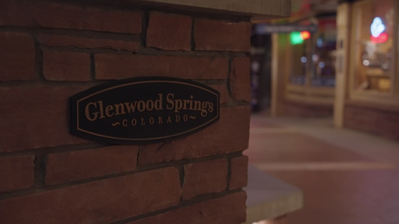 Insegna di Glenwood Springs
