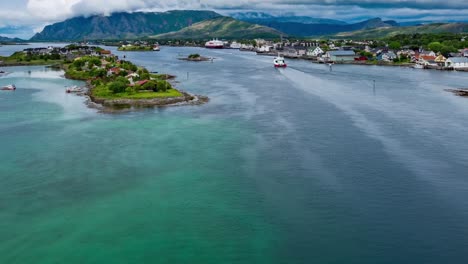 Bronnoysund-Norwegen-Zeitraffer