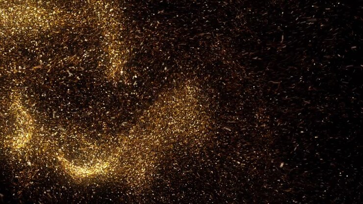 Golden Glitter Explosion