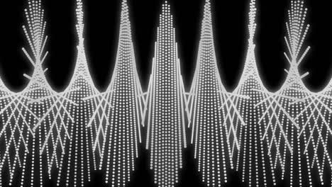 white color dot shape pattern animation motion graphics